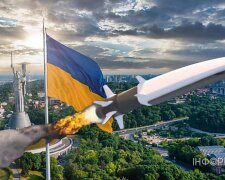 Угроза массированного обстрела Киева — коллаж