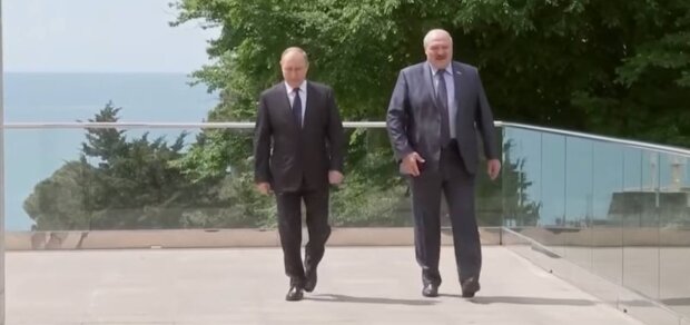 путін і Лукашенко, фото: скріншот з відео