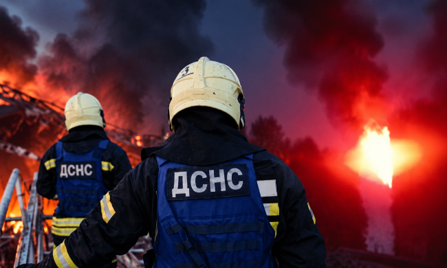 Пожар в квартире на последнем этаже девятиэтажки в центре Днепра