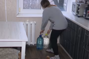 Відсутність водопостачання. Фото: скрін youtube