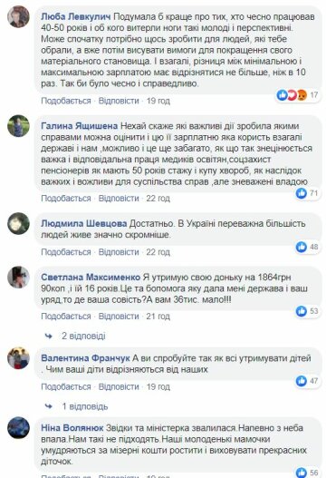 Мысли украинцев о зарплате Новосад, Facebook