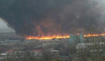 У Луганську вибухнула АЗС бойовиків