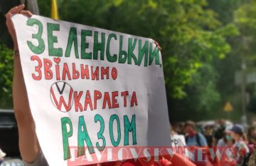 Протест проти призначення Шкарлета, фото: PavlovskyNEWS