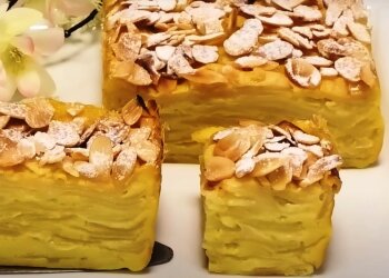 Яблучний пиріг без тіста, кадр з відео