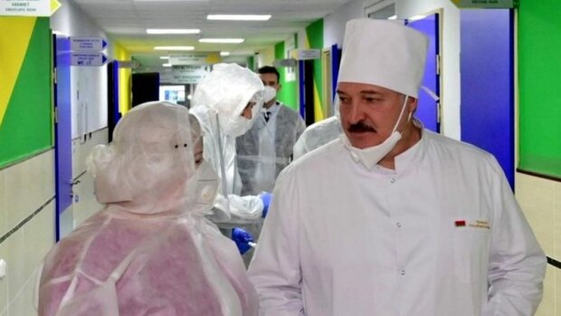Олександр Лукашенко в лікарні, фото: EPA