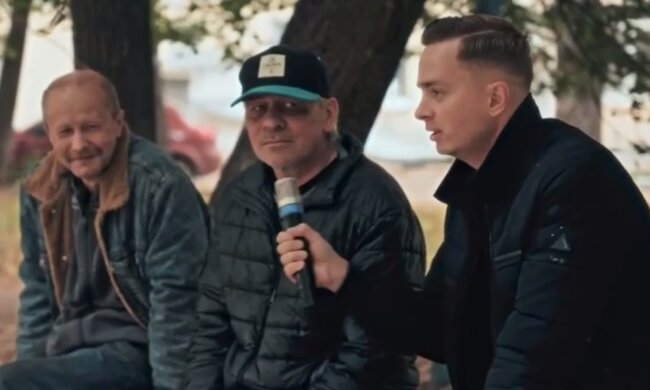 Опитування серед росіян, скріншот з відео