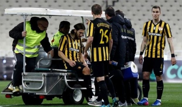 Український захисник зламав руку у матчі Кубка Греції