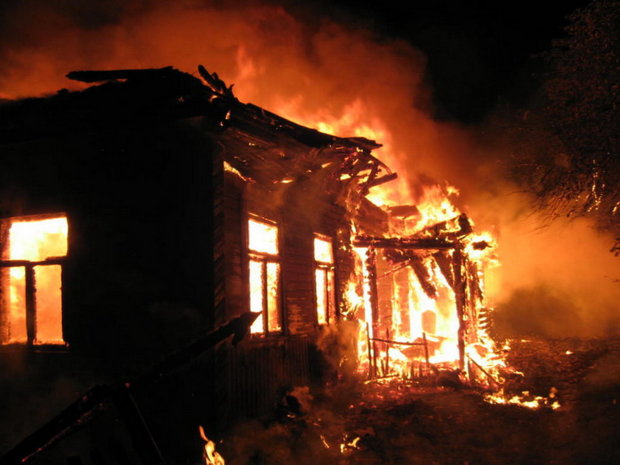 пожар в деревянном доме