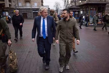 Борис Джонсон и Владимир Зеленский. Фото: facebook.com/zelenskiy.official