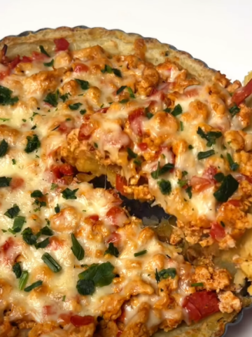 Картопляний пиріг з фаршем: фото скрін рецепту