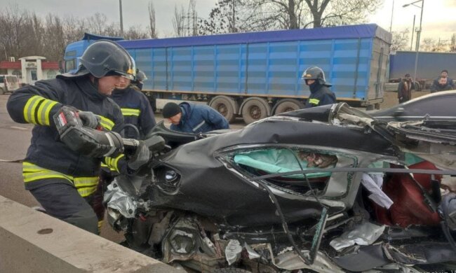 ДТП с участием Виктории Данченко, фото: ГСЧС