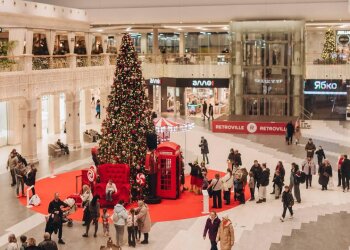 Украинцы, ТРЦ, Новый год, фото из соцсетей