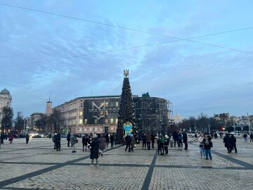 Главная елка страны в Киеве в 2022 году, фото: Знай.ua