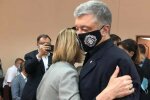 Петр Порошенко в суде, скрин с видео