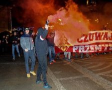 Польські радикали протестували проти українських мігрантів