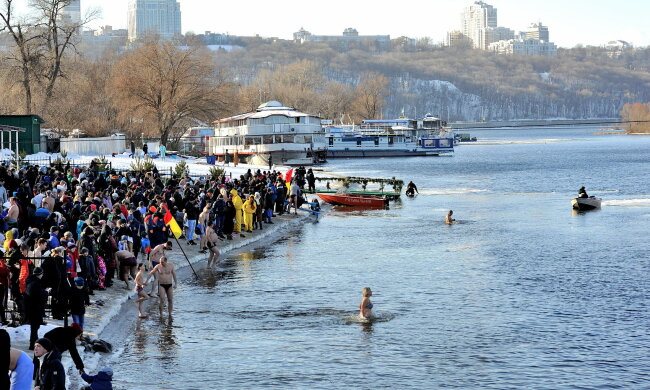 Крещение Господне, Днепр - фото Цензор.НЕТ