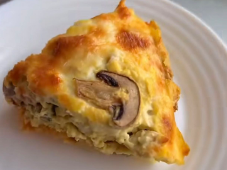 Картофельно-мясной пирог: фото скрин рецепта