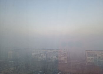 Смог и гарь в Киеве