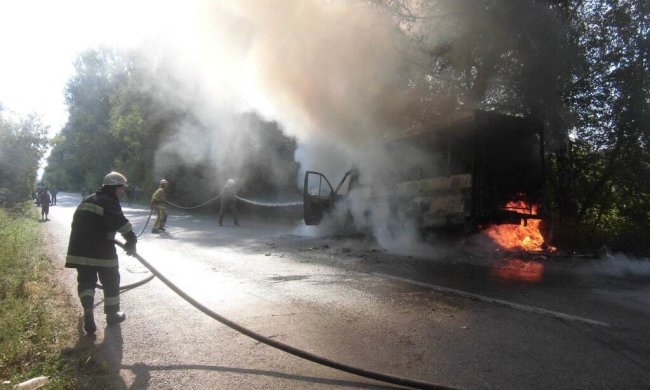 Под Киевом вспыхнула маршрутка, не осталось даже колес: подробности и фото адского инцидента