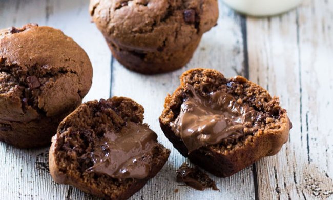 Рецепт шоколадного кексу з нутелли за 3 хвилини