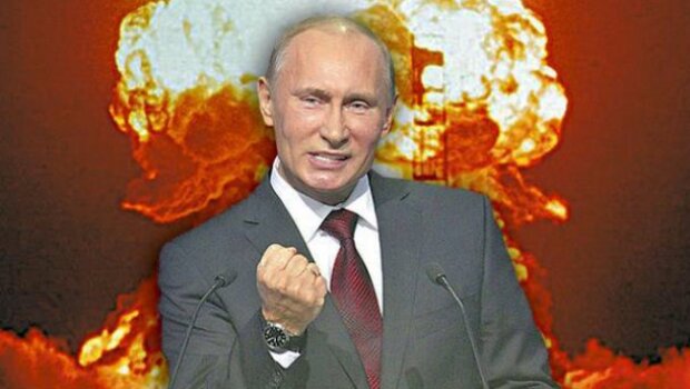 Путин и ядерный взрыв, фото hyser