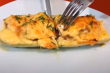 Кабачки с мясным фаршем в духовке - запекаем сочную летнюю закуску