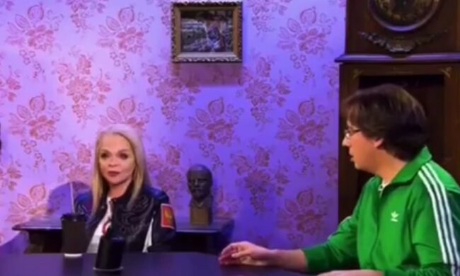 Лариса Доліна і Максим Галкін, кадр з відео