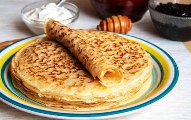 Рецепт пісних млинців з гречаного борошна