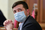 Зеленский на нагретом стуле, фото:president.gov.ua