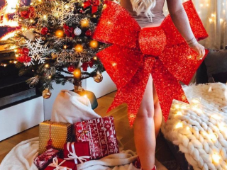 Подарунок, Новий рік, зображення з вільних джерел