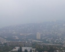 Южный берег оккупированного Крыма затянуло дымом (фото)