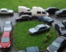 9-річна киянка викликала копів через авто на клумбі