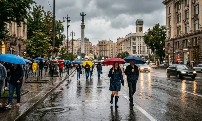 Дождливая погода в Украине, июнь 2026