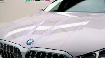 Технологія E-Ink для авто BMW, скріншот: YouTube