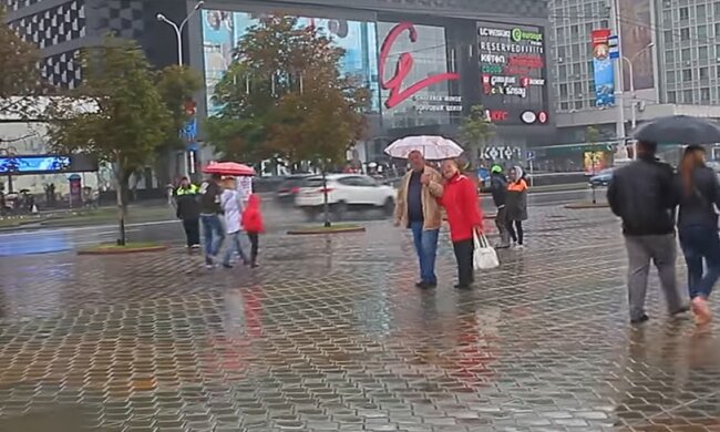 Дощ, скріншот з відео