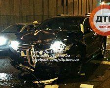П'яний водій-росіянин розбив дві іномарки у Києві (фото)