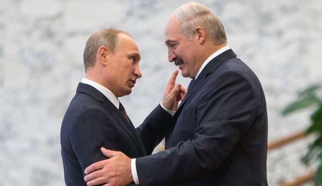 Путін та Лукашенко, фото Reuters
