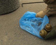 Біля мерії Кривого Рогу виявили гранати (фото)