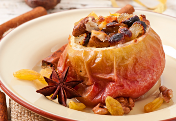 Запеченные яблоки, изображения из свободных источников