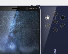 5 камер и огромный дисплей: Nokia 9 впервые показали на фото