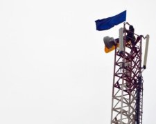 На найвищій точці Чонгару вивісили український та кримськотатарський прапори