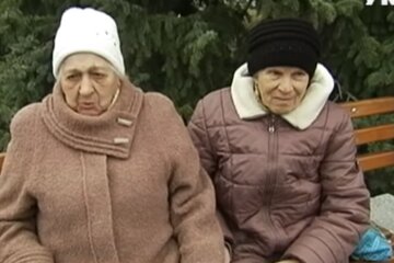 Українські пенсіонери, скрін з відео