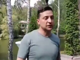 Владимир Зеленский, скриншот видео