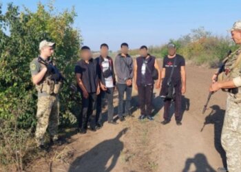 Ухилянти на кордоні, фото: ДПСУ