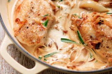 Удивительный рецепт курицы под сливочным соусом эстрагона