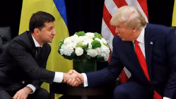 Зеленский и Трамп, скриншот: Youtube