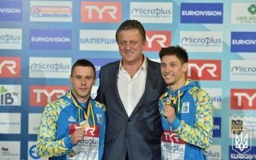 Украинцы выиграли серебро на чемпионате Европы по прыжкам в воду