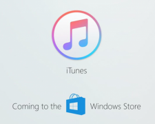 iTunes появится в официальном магазине Windows Store