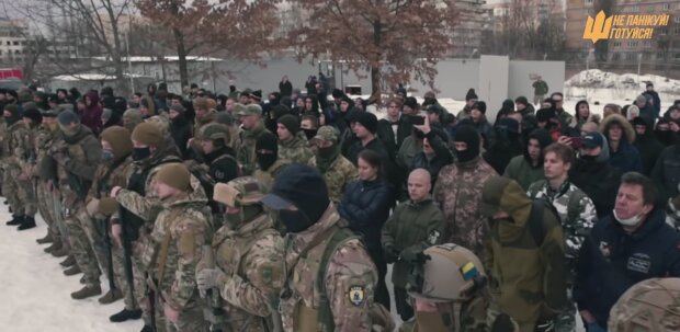 В Киеве состоялась военная выучка