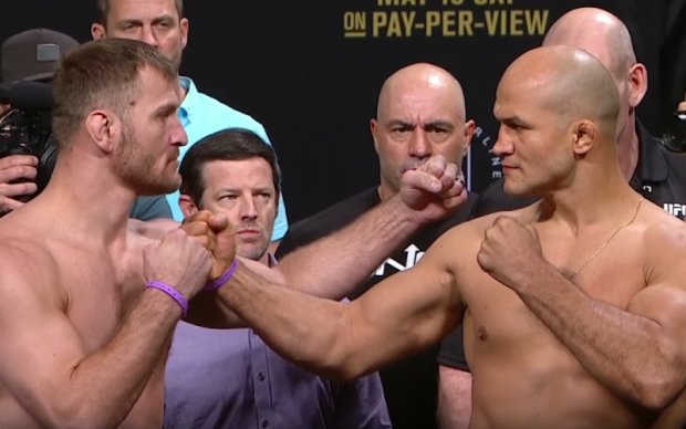 UFC 211: Миочич и Дос Сантос сошлись в битве взглядов
